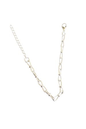 Pulsera AQ blanco gruesa c/nudo