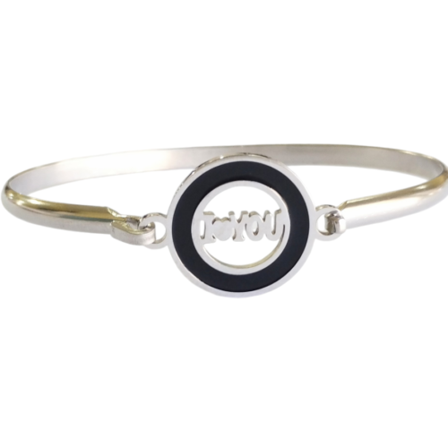 Pulsera AQ esclava c/dije