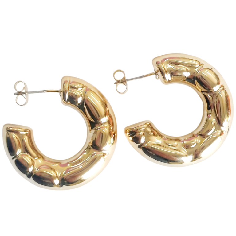 Aro AQ Dorado Moda Chunky