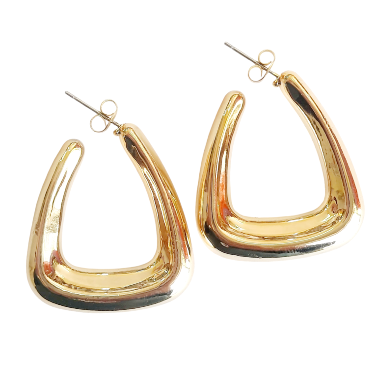 Aro AQ Dorado Moda Chunky