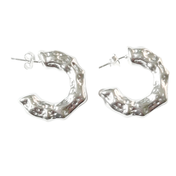 Aro Plata 925 Moda Chunky