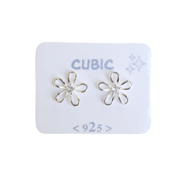 Aro Plata 925 Flor