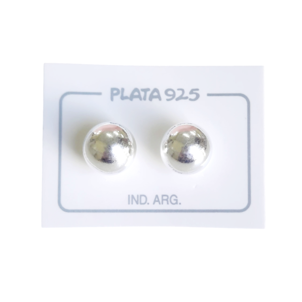 Aro Plata 925 Bolita Lisa