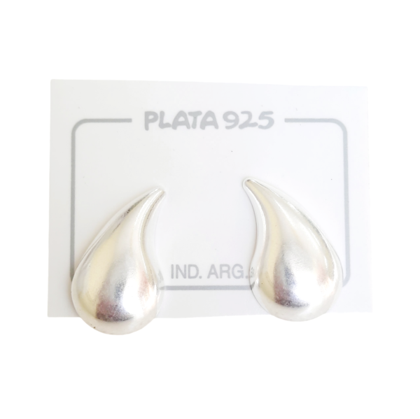 Aro Plata 925 Gota Gran.