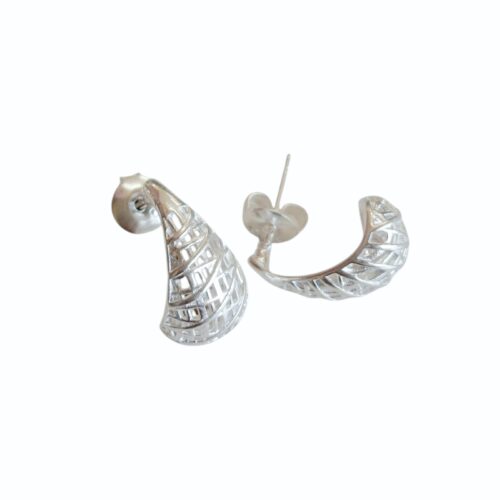 Aro Plata 925 Moda Chunky
