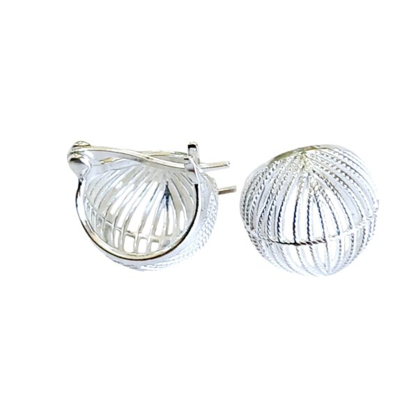 Aro Plata 925 Argolla Canasta