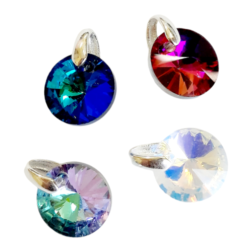 Dije Plata 925 Línea Swarovsky