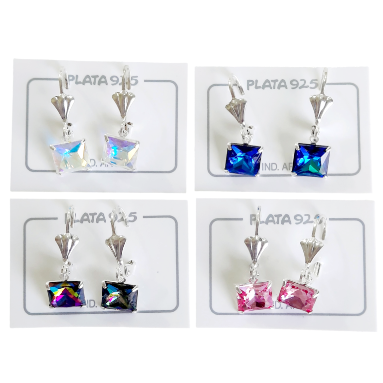 Aro Plata 925 G. Esp. Swarovsky