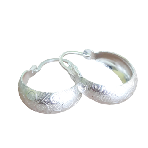 Aro Plata 925 Criollo Media Caña