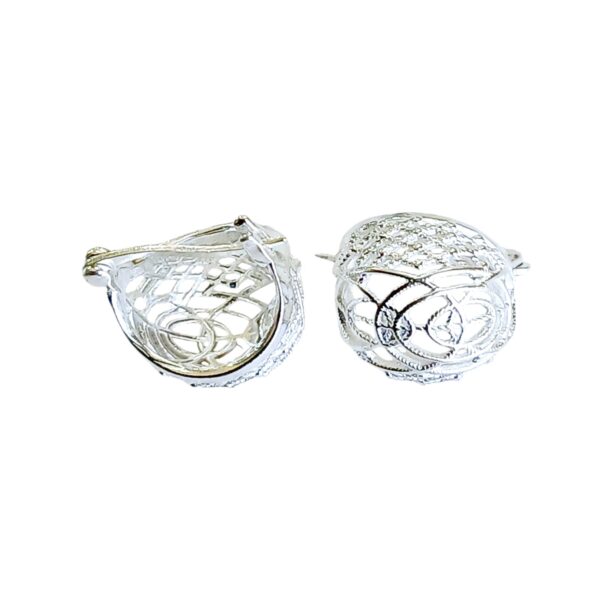 Aro Plata 925 Argolla Canasta