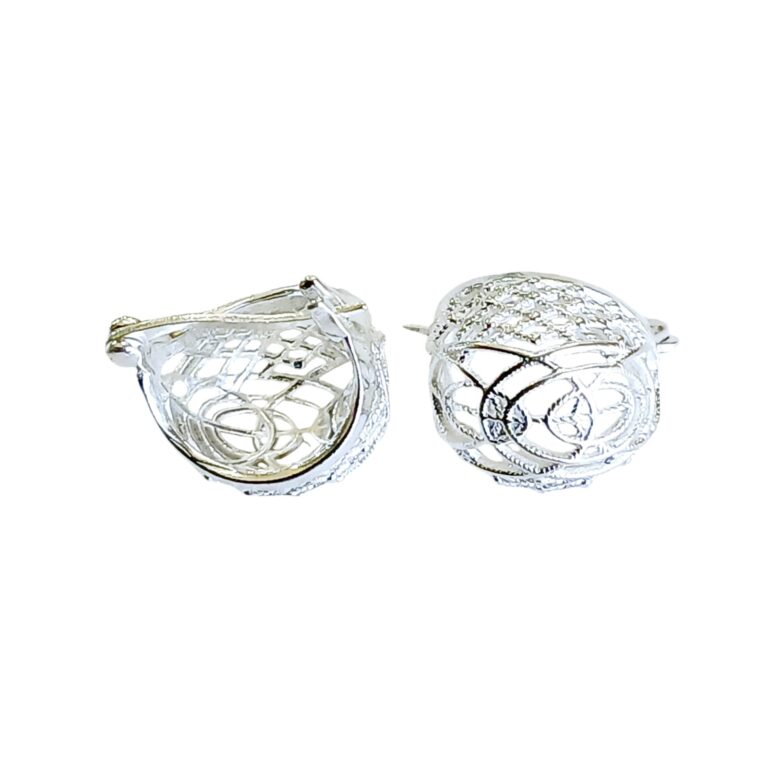 Aro Plata 925 Argolla Canasta