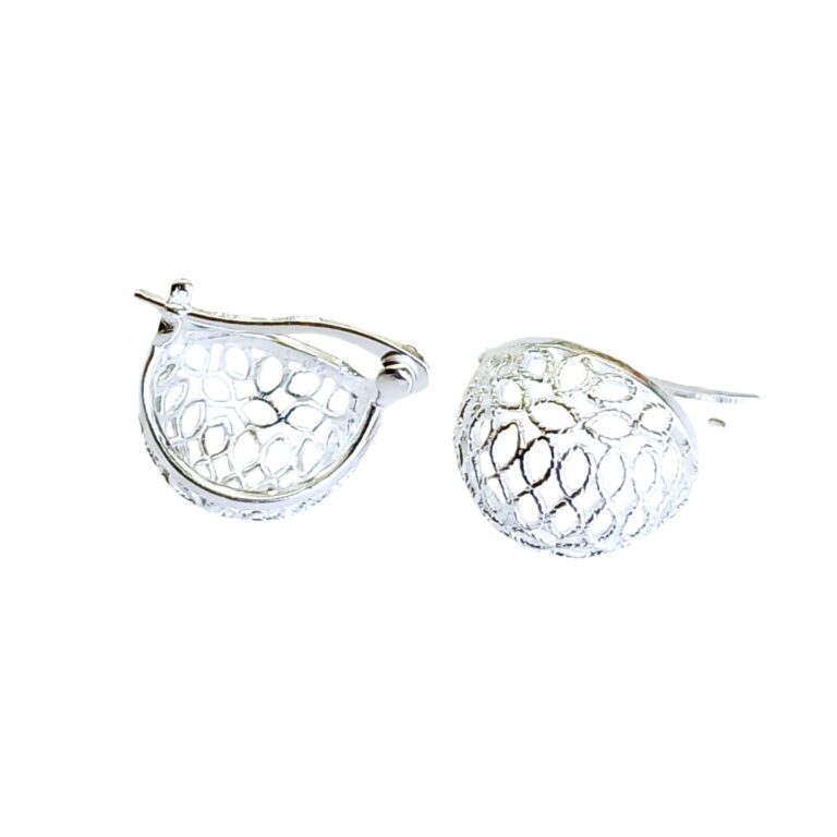 Aro Plata 925 Argolla Canasta