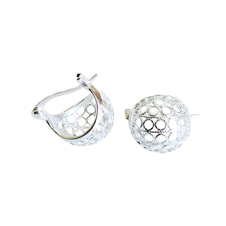 Aro Plata 925 Argolla Canasta