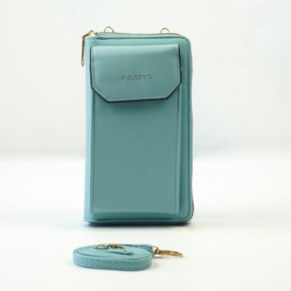 Cartera morral porta celular simil cuero