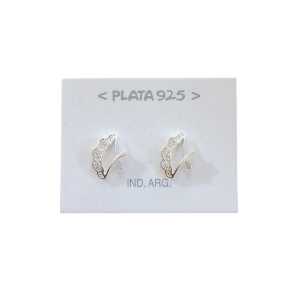 02101740-7 Aro Plata 925 Cubic