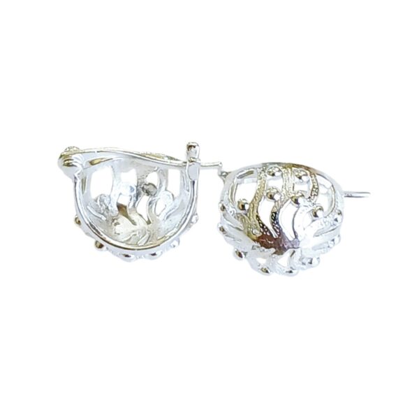 Aro Plata 925 Argolla Canasta