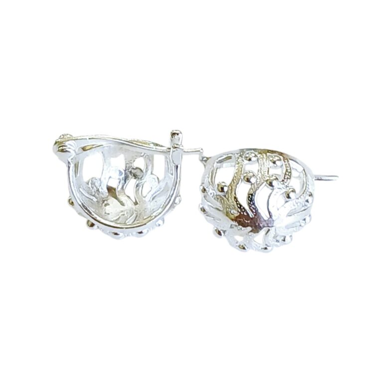Aro Plata 925 Argolla Canasta