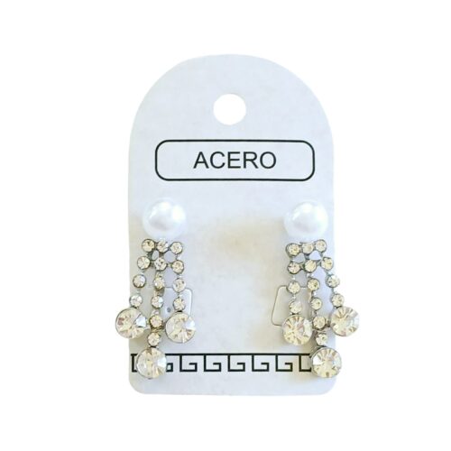 Aro AQ Perla c/3 tiras de Strass