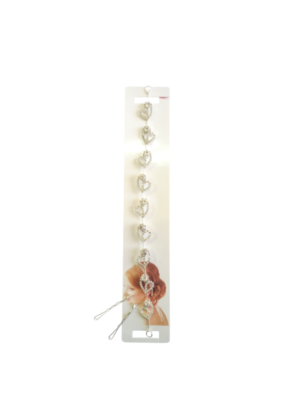 Aplique vincha strass p/cabello