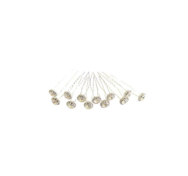 Horquilla de strass p/peinado x12