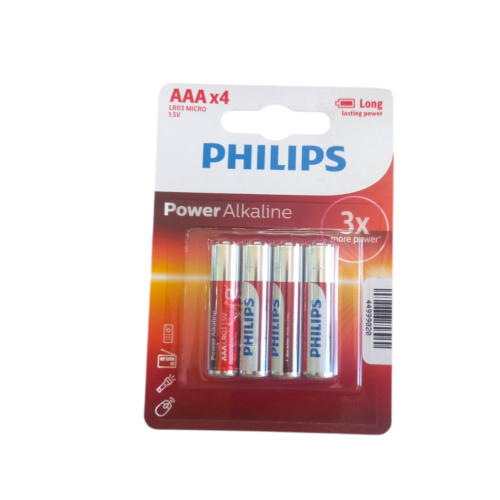 Pilas AAA Philips Alcalinas