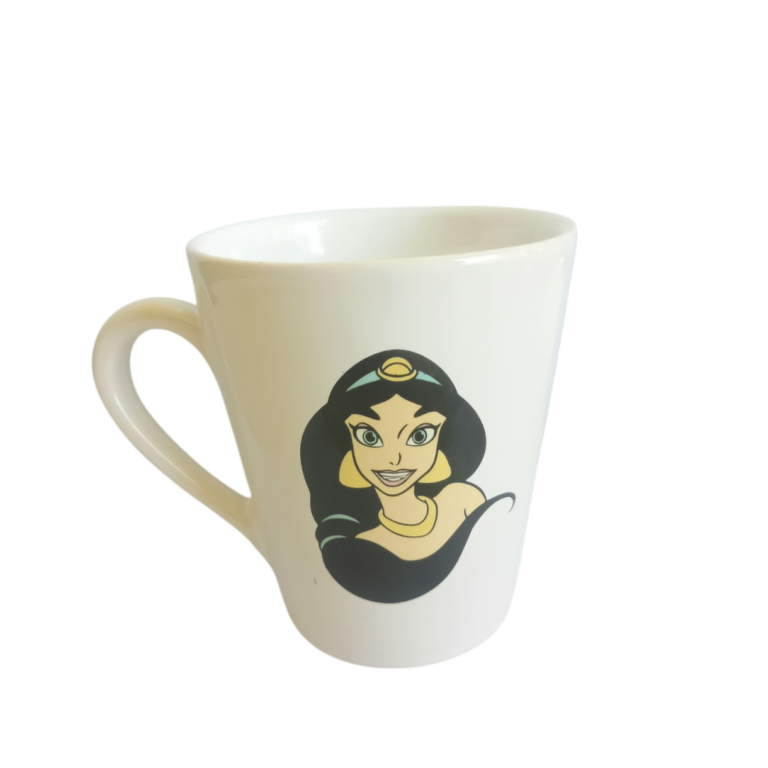 Taza blanca deco