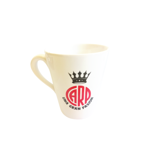 Taza blanca deco