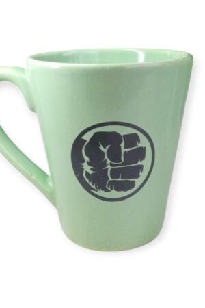 Taza Ceramica blanca con decoración Superheroes