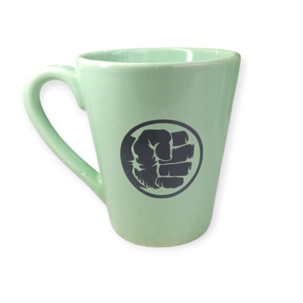 Taza Ceramica blanca con decoración Superheroes