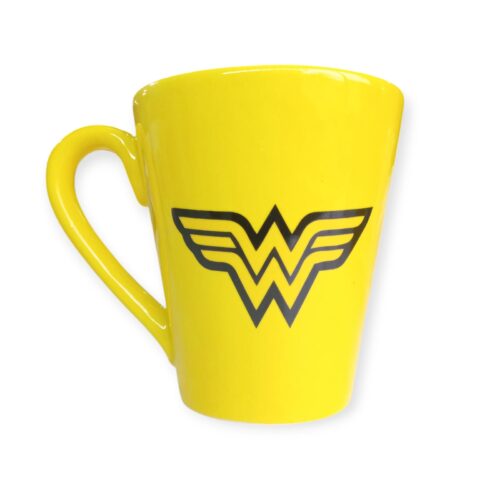 Taza Ceramica blanca con decoración Superheroes
