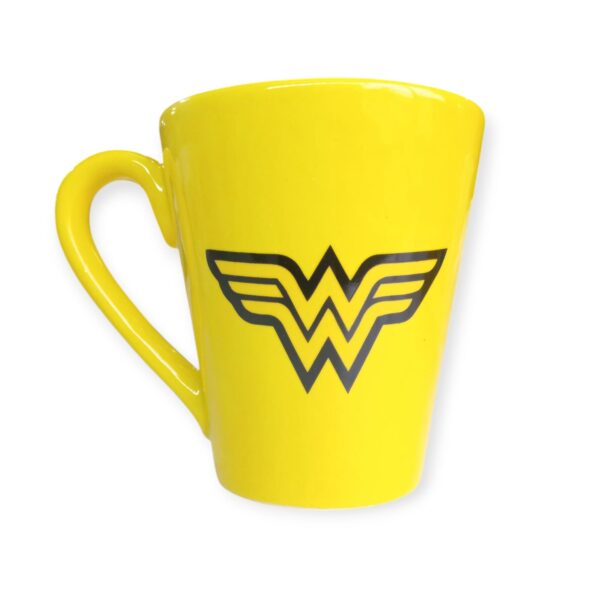 Taza Ceramica blanca con decoración Superheroes