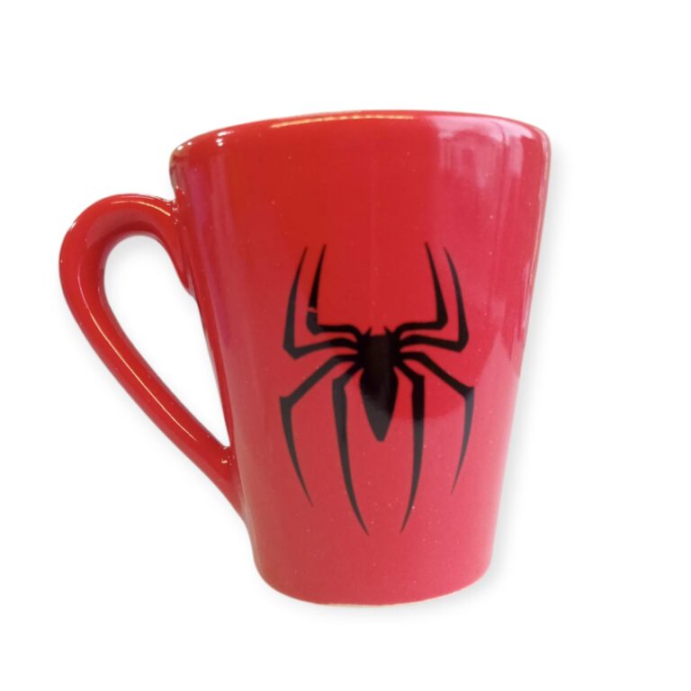 Taza Ceramica blanca con decoración Superheroes