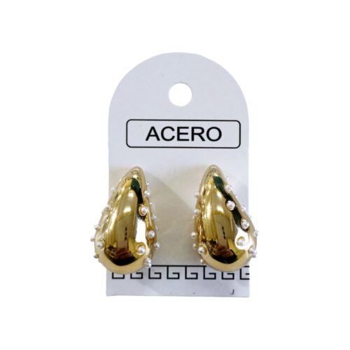 Aro AQD gota grande c/micro stras