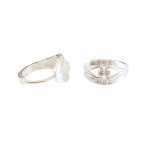 Aro Plata línea exclusiva con CUBIC