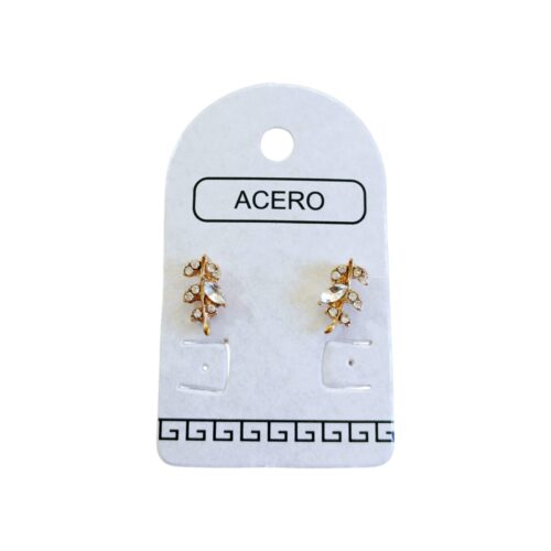 Aro AQD c/Strass Hoja