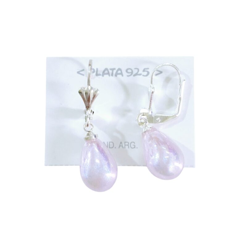 Aro Plata 925 Colgante gota