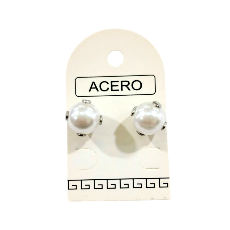 Aro AQ perla engarzada 10mm
