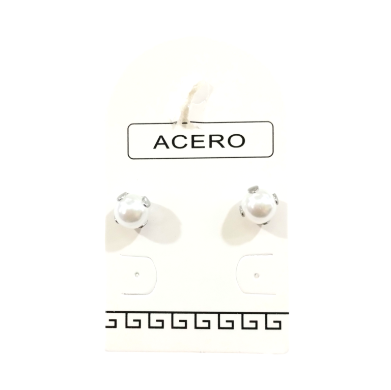 Aro AQ perla engarzada 6mm