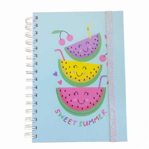 Cuaderno A5 rayado t/dura 15×22