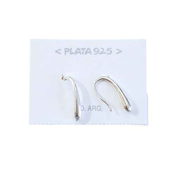 Aro Plata 925 Gotita Finita