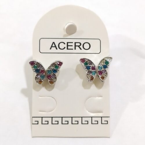 Aro AQ mariposa strass color