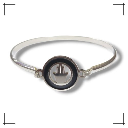 Pulsera AQ esclava c/dije