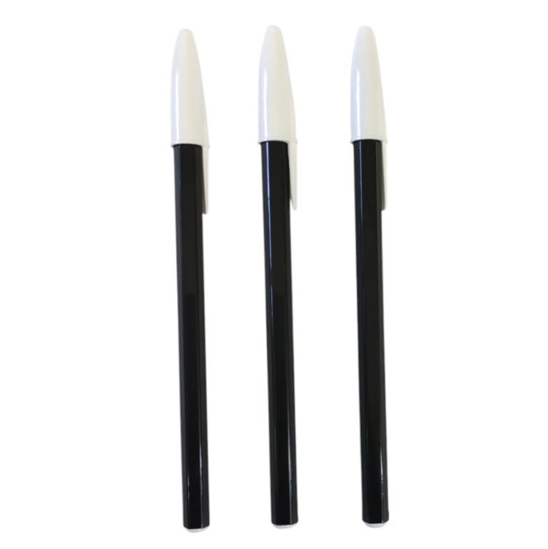 Bolígrafo RAIA Negro trazo grueso 1mm x3u.