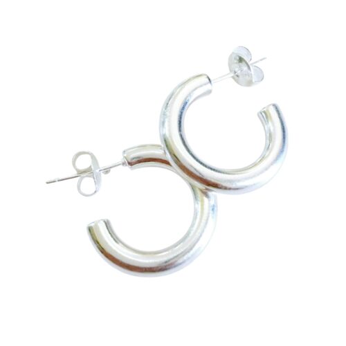 Aro Plata 925 Moda Chunky