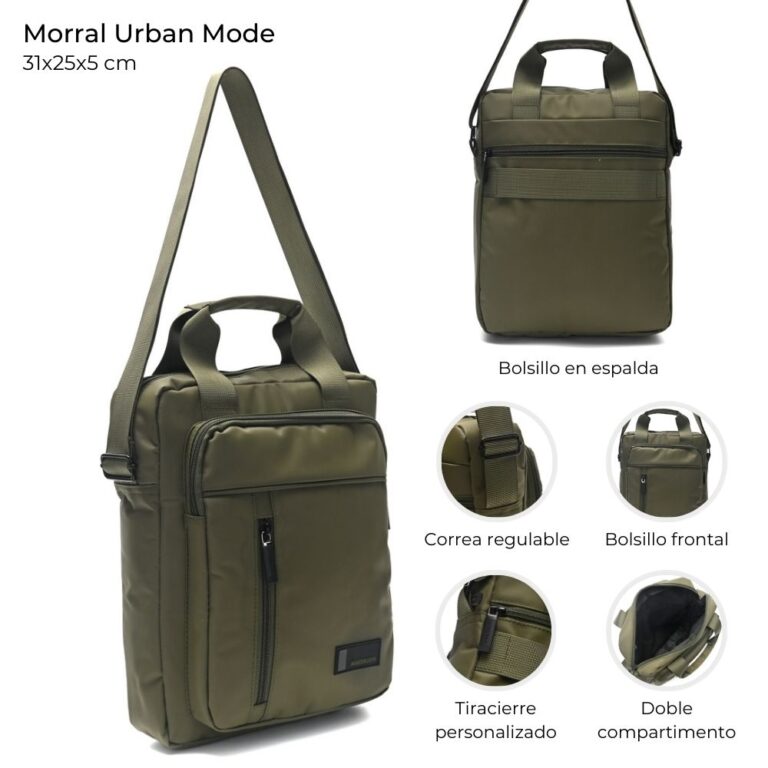 Morral Wanderlust Moda Urbano 35x25x5cm