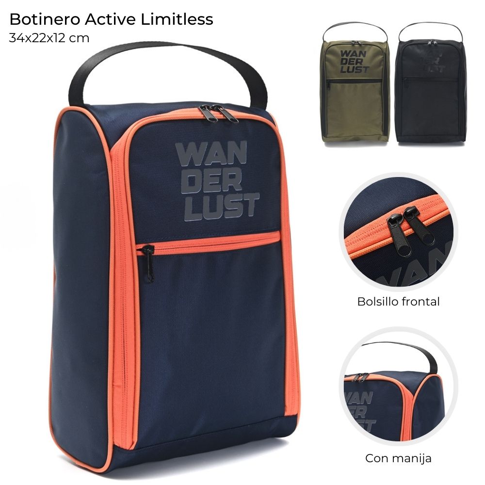 Botinero Wanderlust Active 34x22x12cm