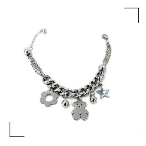 Pulsera AQ combinada con dije