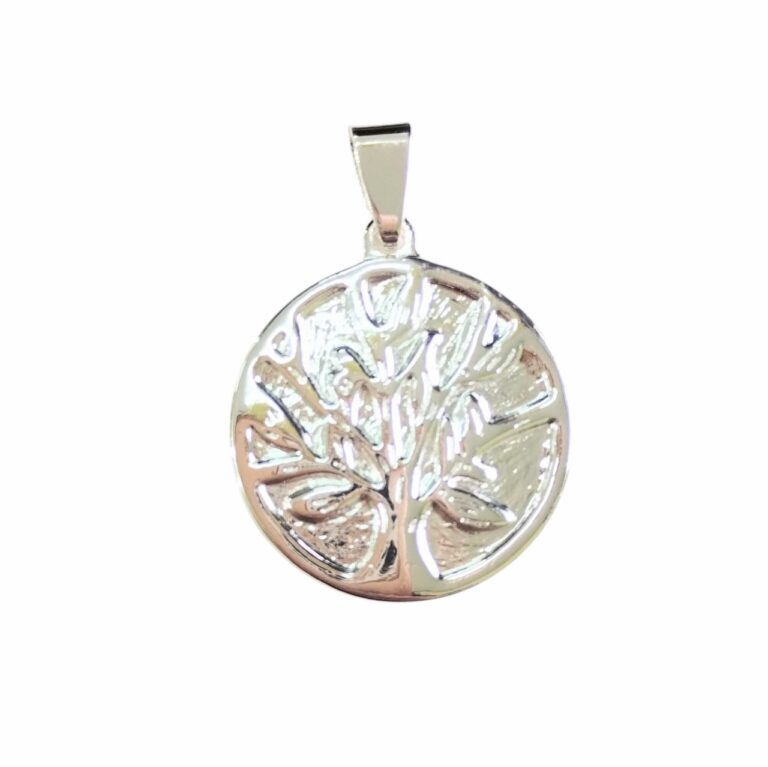 Dije AQ blanco gran Árbol de la vida