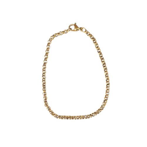 Pulsera AQ Dorado rolo 3.0