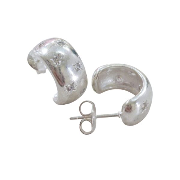 Aro Plata 925 Moda Chunky